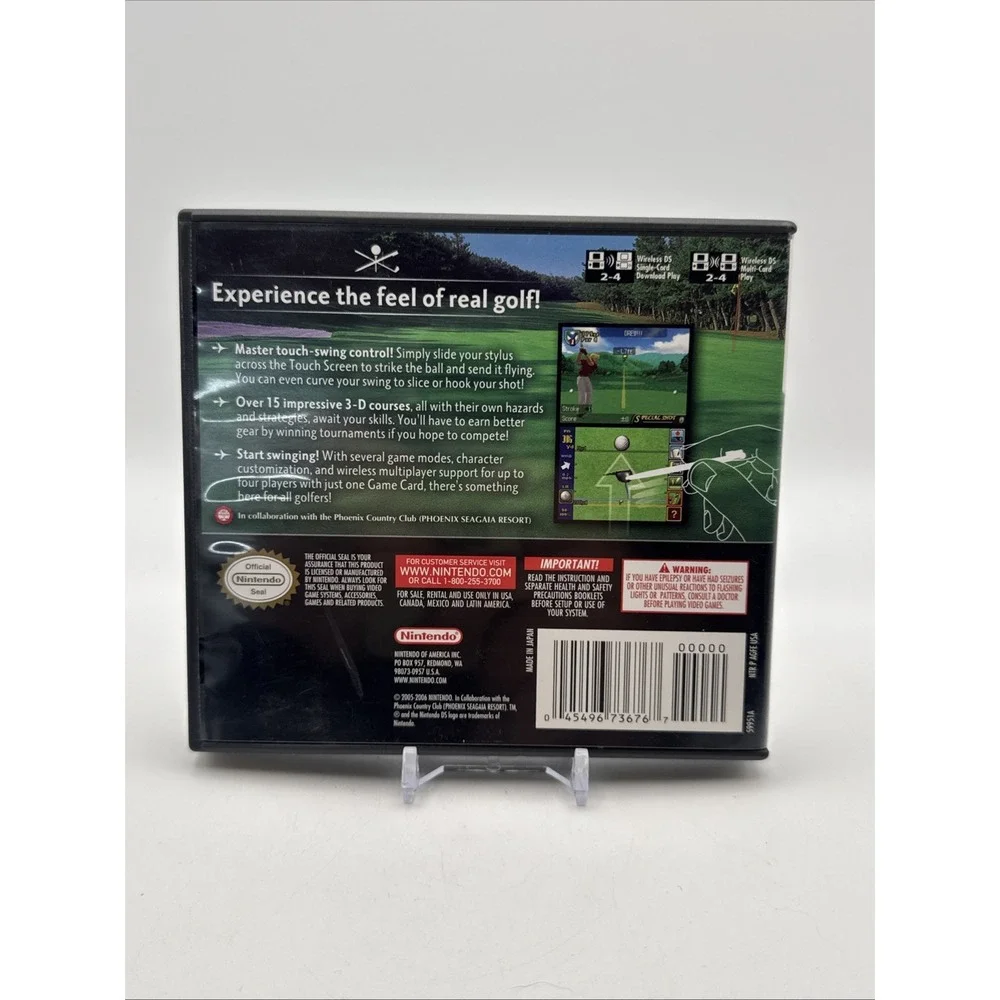 True Swing Golf Nintendo DS Game CIB